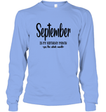 September Birthday Month Unisex Long Sleeve Classic Tee