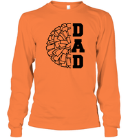Cheer Dad With Pom Pom Unisex Long Sleeve Classic Tee