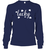 Lucky St Patrick's Day Shirt Unisex Long Sleeve Classic Tee
