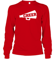 Cheer T Shirt Unisex Long Sleeve Classic Tee