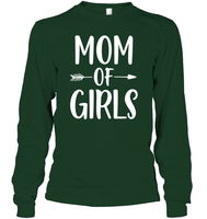 Mom Of Girls Family Shirt Unisex Long Sleeve Classic Tee