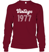 1977 Retro Vintage Birth Year Blast Unisex Long Sleeve Classic Tee