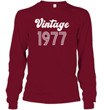 1977 Retro Vintage Birth Year Blast Unisex Long Sleeve Classic Tee