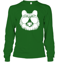Cool Grizzly Bear Shirt Unisex Long Sleeve Classic Tee