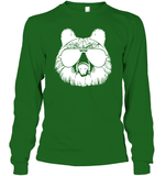Cool Grizzly Bear Shirt Unisex Long Sleeve Classic Tee