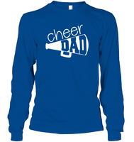 Cheer Dad With Megaphone Unisex Long Sleeve Classic Tee