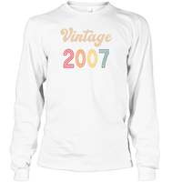 2007 Retro Vintage Birth Year Blast Unisex Shirt, Long Sleeve, Hoodie, Sweatshirt