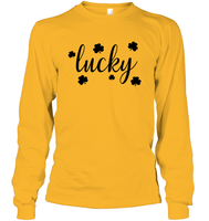Lucky St Patrick's Day Shirt Unisex Long Sleeve Classic Tee