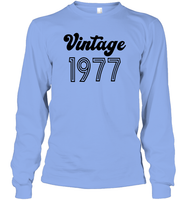 1977 Retro Vintage Birth Year Blast Unisex Long Sleeve Classic Tee