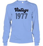 1977 Retro Vintage Birth Year Blast Unisex Long Sleeve Classic Tee
