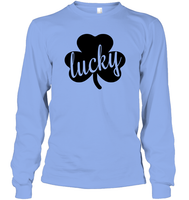 Lucky St Patrick's Day Shirt Unisex Long Sleeve Classic Tee