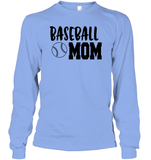 Baseball Mom Shirt Unisex Long Sleeve Classic Tee With Baseball