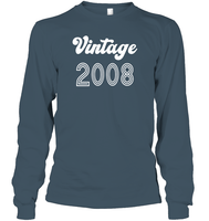 2008 Retro Vintage Birth Year Blast Unisex Long Sleeve Classic Tee