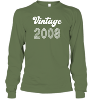 2008 Retro Vintage Birth Year Blast Unisex Long Sleeve Classic Tee