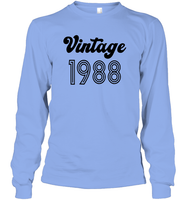 1988 Retro Vintage Birth Year Blast Unisex Long Sleeve Classic Tee