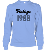 1988 Retro Vintage Birth Year Blast Unisex Long Sleeve Classic Tee