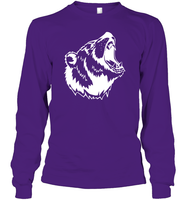 Angry Bear Shirt Unisex Long Sleeve Classic Tee