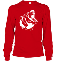 Angry Bear Shirt Unisex Long Sleeve Classic Tee