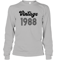 1988 Retro Vintage Birth Year Blast Unisex Long Sleeve Classic Tee