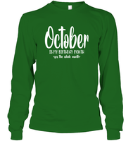 October Birthday Month Unisex Long Sleeve Classic Tee