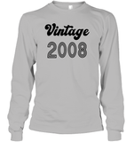 2008 Retro Vintage Birth Year Blast Unisex Long Sleeve Classic Tee