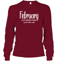 February Birthday Month Unisex Long Sleeve Classic Tee