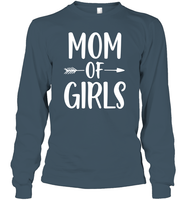 Mom Of Girls Family Shirt Unisex Long Sleeve Classic Tee