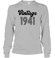 1941 Retro Vintage Birth Year Blast Unisex Long Sleeve Classic Tee