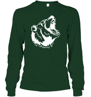 Angry Bear Shirt Unisex Long Sleeve Classic Tee