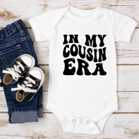 In My Cousin Era Svg Files For Cricut, Cousin Svg, Big Cousin Svg Dxf Png Eps Cut Files Silhouette