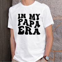 In My Papa Era Svg Files For Cricut, Papa Svg, Grandpa Svg Dxf Png Eps Cut Files Silhouette