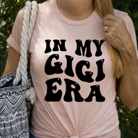 In My Gigi Era Svg Files For Cricut, Gigi Svg, Nana Svg Dxf Png Eps Cut Files Silhouette