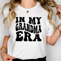 In My Grandma Era Svg Files For Cricut, Grandma Svg, Nana Svg Dxf Png Eps Cut Files Silhouette