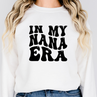 In My Nana Era Svg Files For Cricut, Nana Svg, Grandma Svg Dxf Png Eps Cut Files Silhouette