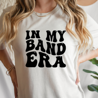 In My Band Era Svg Files For Cricut, Band Svg, Marching Band Tag Svg Dxf Png Eps Cut Files Silhouette