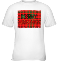 Merry Christmas Shirt  With Plaid For Women