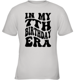 In My 7th Birthday Era Birthday Shirt Kids Tee, Hoodie, Sweatshirt