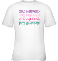 50% Mermaid, 30% Unicorn, 20% Princess – 100% Magical Baby Onesie