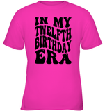 In My Twelfth Birthday Era Birthday Shirt Kids Classic Tee