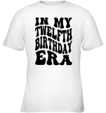In My Twelfth Birthday Era Birthday Shirt Kids Classic Tee