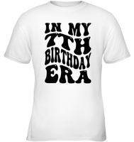 In My 7th Birthday Era Birthday Shirt Kids Tee, Hoodie, Sweatshirt