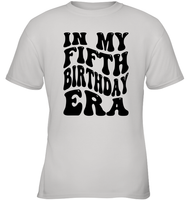 In My Fifth Birthday Era Birthday Shirt Kids Tee, Hoodie, Sweatshirt