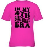 In My 4th Birthday Era Birthday Shirt Kids Tee, Hoodie, Sweatshirt
