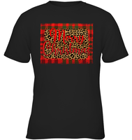 Merry Christmas Shirt Cheetah Print For Women