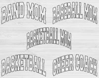 Football Svg Files For Cricut, Baseball Svg, Sports Svg Dxf Png Eps Cut Files Silhouette