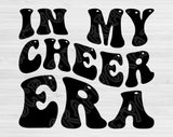 In My Cheer Era Svg Files For Cricut, Cheer Svg, Cheerleader Svg Dxf Png Eps Cut Files Silhouette