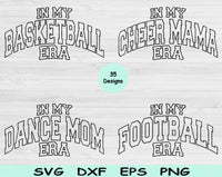 Football Svg Files For Cricut, Baseball Svg, In My Era Svg Dxf Png Eps Cut Files Silhouette
