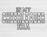 In My Cheerleader Era Svg Files For Cricut, Cheerleader Svg, Cheer Leading Svg Dxf Png Eps Cut Files Silhouette