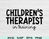 childrens therapist svg