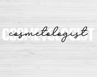 cosmetologist svg file